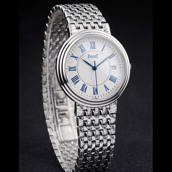 Piaget Dancer Stainless Steel Case Radial Emblem White Dial new58232