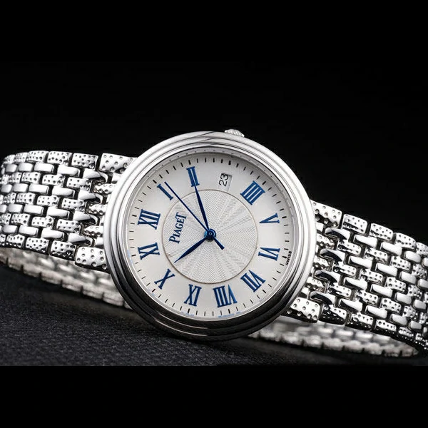 Piaget Dancer Stainless Steel Case Radial Emblem White Dial new58232