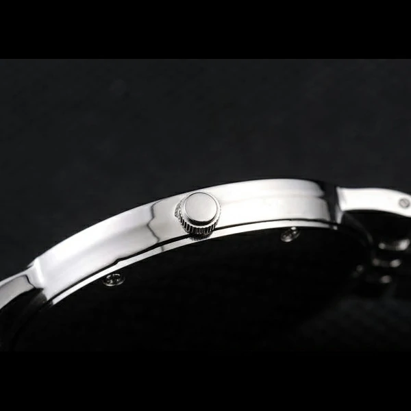 Piaget Dancer Stainless Steel Case Double Studded Minute Markers Silver Dial new58234