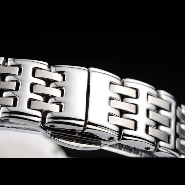 Piaget Traditional Stainless Steel Case Double Studded Minute Markers Silver Dial new58235