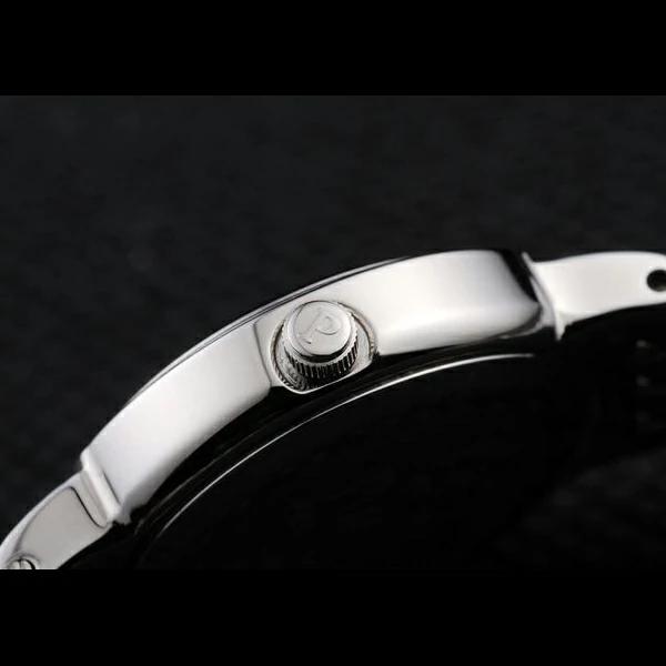 Piaget Traditional Stainless Steel Case Black Roman Dial new58237