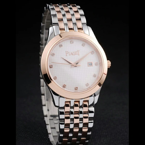 Piaget Dancer Rose Gold Case White Checkered Dial new58242