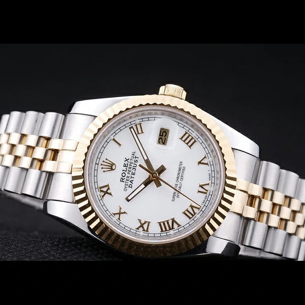 Rolex Datejust White Dial Ribbed Bezel new58632