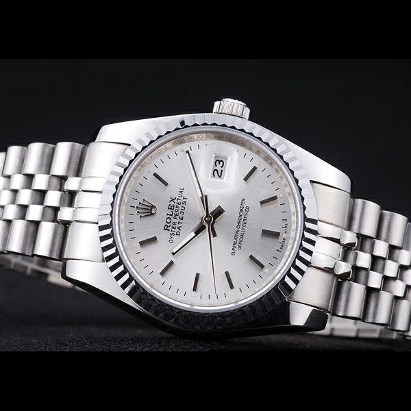 Rolex Datejust Silver Dial Ribbed Bezel new58638