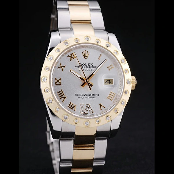 Rolex Datejust Diamond Bezel White Dial new58645