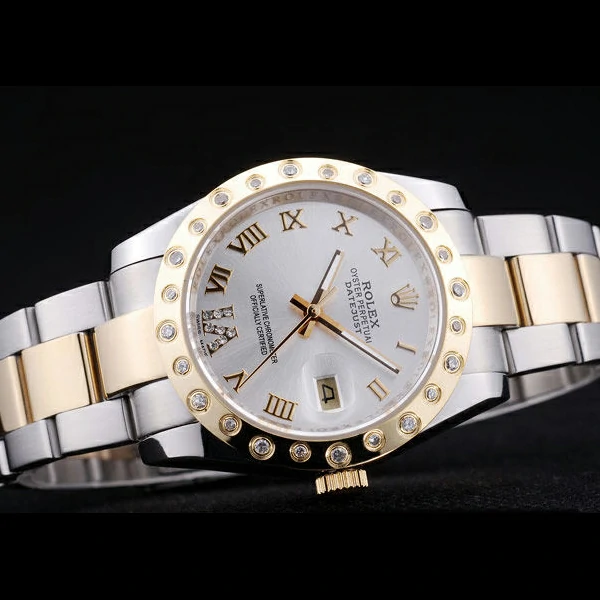 Rolex Datejust Diamond Bezel White Dial new58645