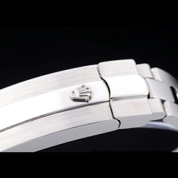 Rolex Datejust Polished Silver Diamonds Bezel Silver Dial new58655