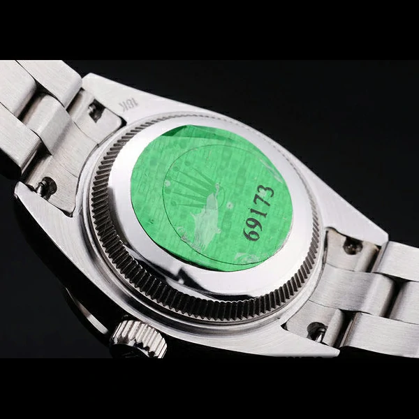 Rolex Datejust Polished Silver Diamonds Bezel Silver Dial new58655