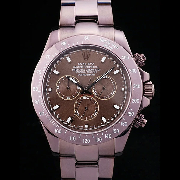 Rolex Daytona Copper Stainless Steel Bezel Brown Dial new58658