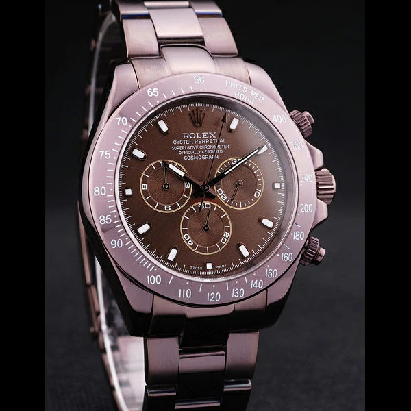 Rolex Daytona Copper Stainless Steel Bezel Brown Dial new58658