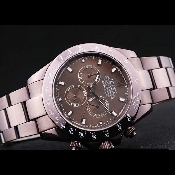 Rolex Daytona Copper Stainless Steel Bezel Brown Dial new58658