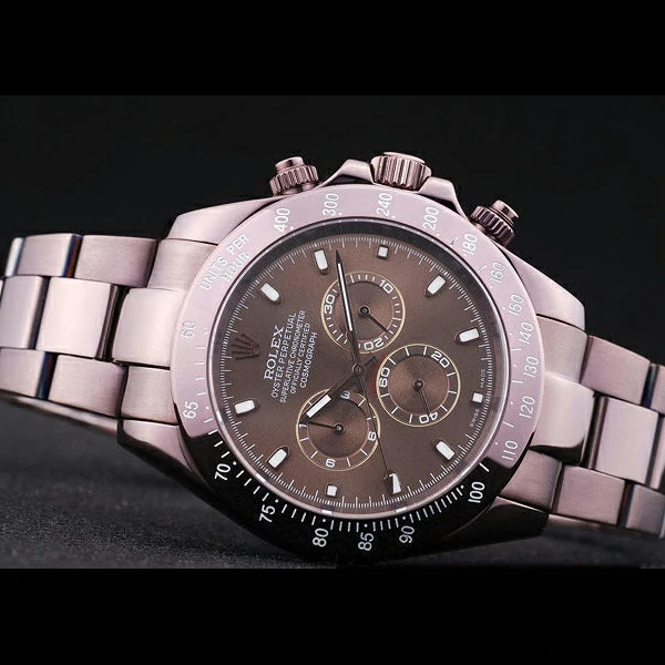 Rolex Daytona Copper Stainless Steel Bezel Brown Dial new58658