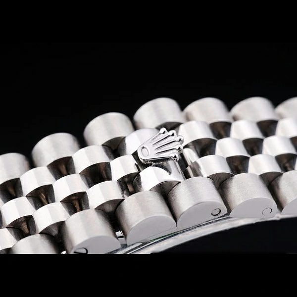 Rolex Datejust White Radial Dial Ribbed Bezel new58659