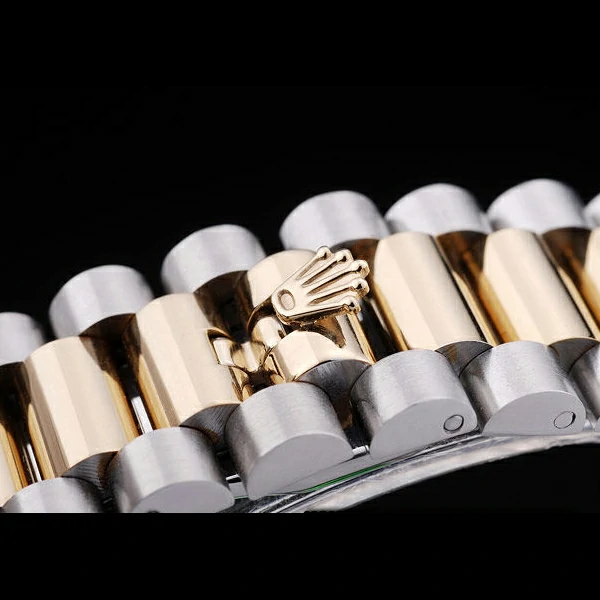 Rolex Datejust Brown Dial Gold Ribbed Bezel new58660