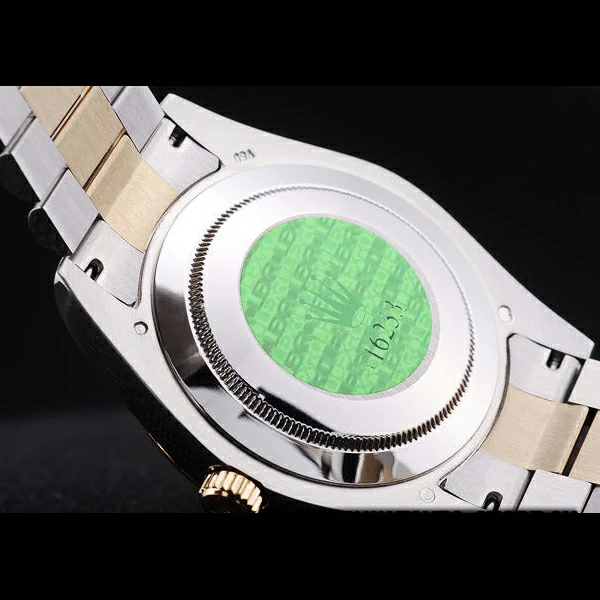 Rolex Datejust Brown Dial Gold Ribbed Bezel new58660