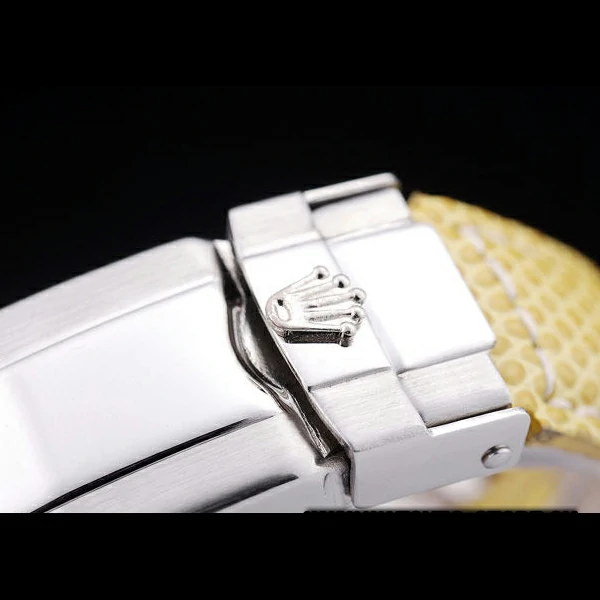 Rolex Daytona Cosmograph Yellow Leather Bracelet Yellow Dial new58661