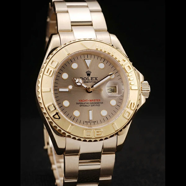 Rolex Yacht Master Gold Tachymeter Gold Dial new58677