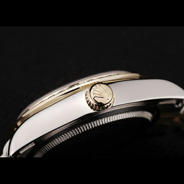 Rolex DateJust Brushed Stainless Steel Case Silver Flowers Dial Diamonds Plated new58679