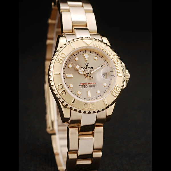 Rolex Yacht Master Gold Tachymeter Gold Dial new58683