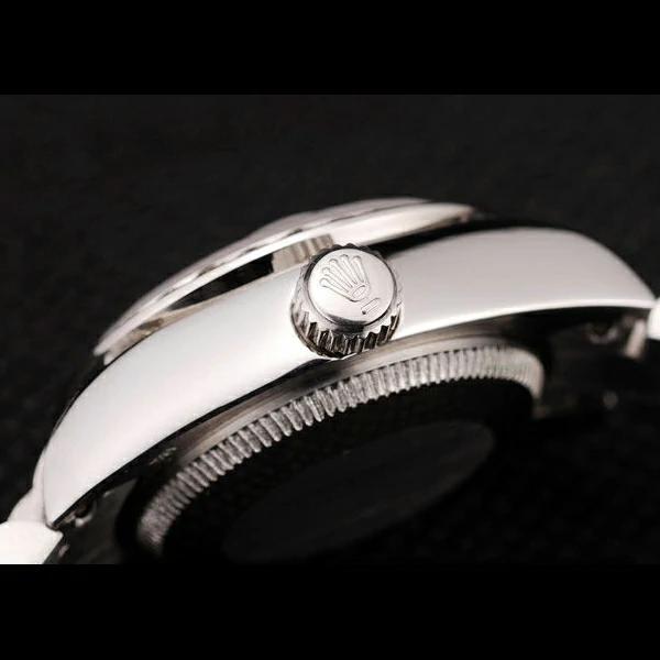 Rolex DateJust Brushed Stainless Steel Diamond Plated Case White Dial Diamond Plated Bezel new58686