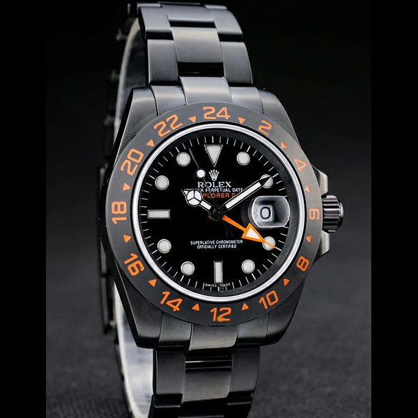 Rolex Explorer Black Ceramic Bezel Black Dial Tachymeter new58724