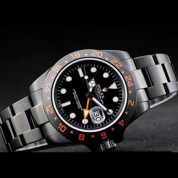 Rolex Explorer Black Ceramic Bezel Black Dial Tachymeter new58724