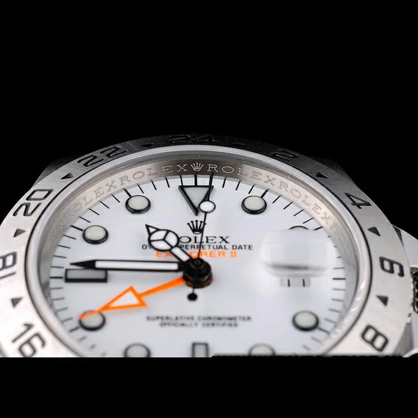 Rolex Explorer Stainless Steel Bezel White Dial Tachymeter new58725