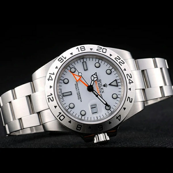 Rolex Explorer Stainless Steel Bezel White Dial Tachymeter new58725