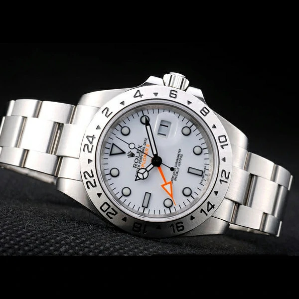 Rolex Explorer Stainless Steel Bezel White Dial Tachymeter new58725