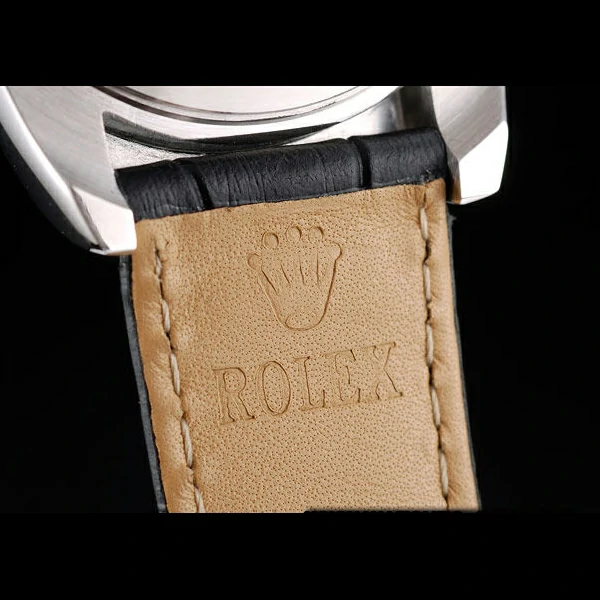 Rolex Daytona Stainless Steel Case Blue Dial Black Leather Strap new58728