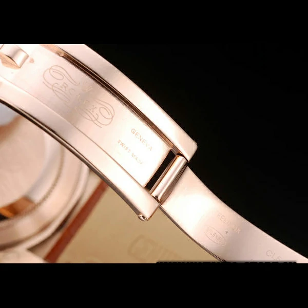 Rolex Daytona Rose Gold Case Brown Dial Brown Leather Strap new58729
