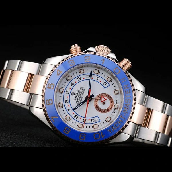 Rolex Yachtmaster Blue Ceramic Bezel White Dial Tachymeter new58733