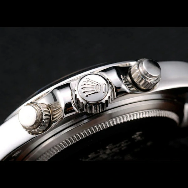 Rolex Daytona Lady Stainless Steel Case White Dial Brown Leather Strap Tachymeter new58738