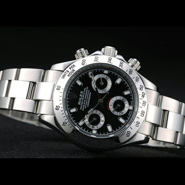 Rolex Daytona Lady Stainless Steel Case Black Dial Tachymeter new58741