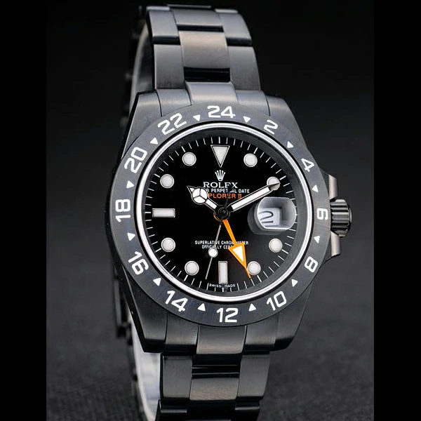Rolex Explorer Black Ceramic Bezel Black Dial Tachymeter new58742