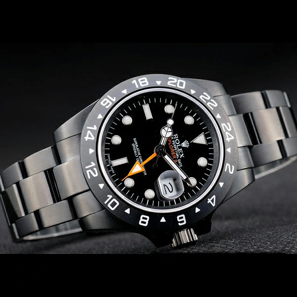 Rolex Explorer Black Ceramic Bezel Black Dial Tachymeter new58742