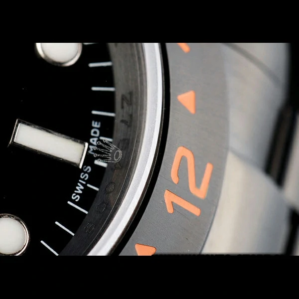 Rolex Explorer Black Ceramic Bezel Black Dial Tachymeter new58745