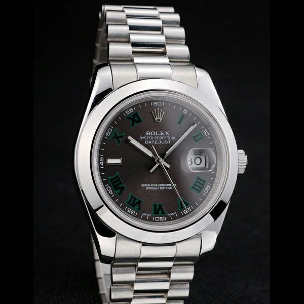 Rolex DateJust Grey Dial Stainless Steel Strap new58928