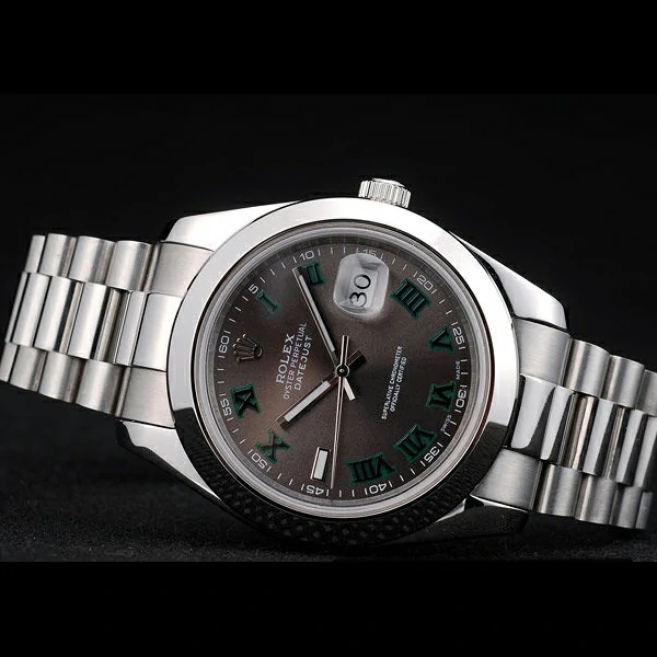 Rolex DateJust Grey Dial Stainless Steel Strap new58928