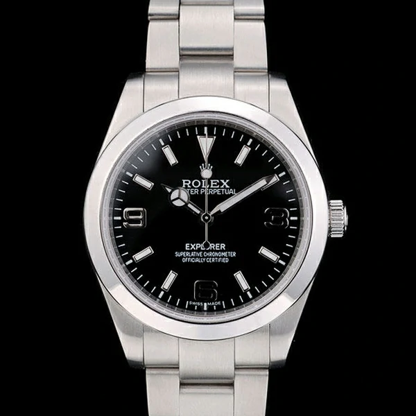 Rolex Explorer Stainless Steel Bezel Black Dial new58930