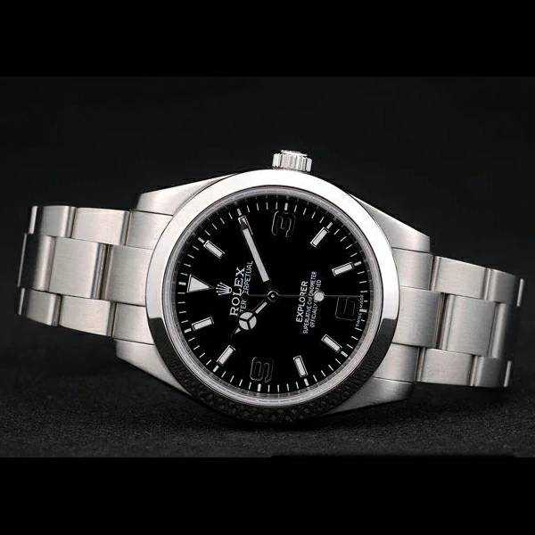 Rolex Explorer Stainless Steel Bezel Black Dial new58930