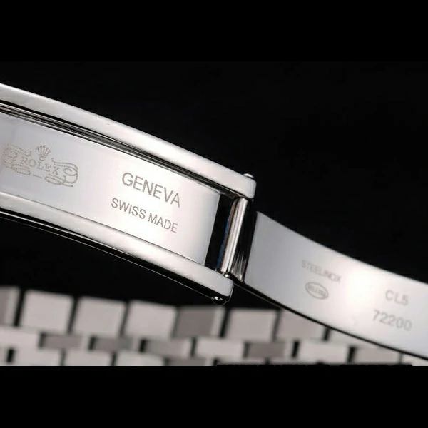 Rolex DayDate Diamond Plated Stainless Steel Bracelet Diamond Plated Dial new58931