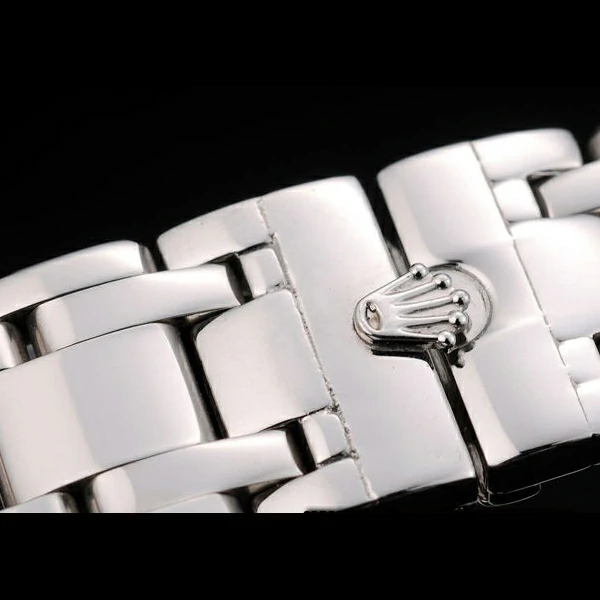 Rolex DayDate Diamond Plated Stainless Steel Bezel Rose Dial new58935