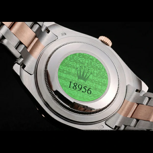 Rolex DayDate Diamond Plated Rose Gold Bezel Blue Dial new58938