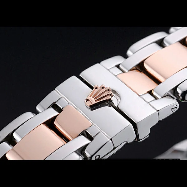 Rolex DayDate Diamond Plated Rose Gold Bezel Pearl Dial new58939