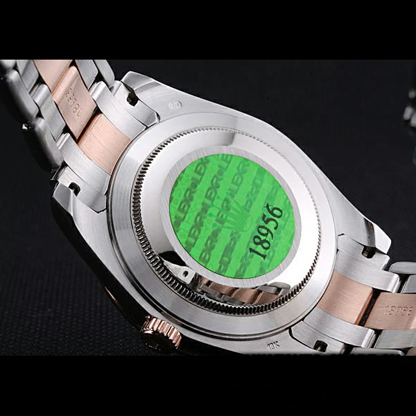 Rolex DayDate Diamond Plated Rose Gold Bezel Pearl Dial new58939