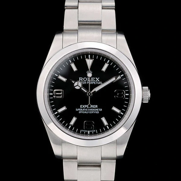 Rolex Explorer Stainless Steel Bezel Black Dial new58948