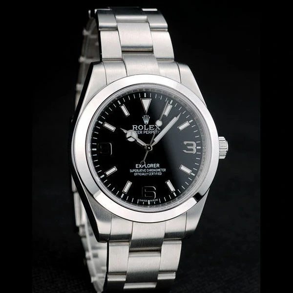 Rolex Explorer Stainless Steel Bezel Black Dial new58948