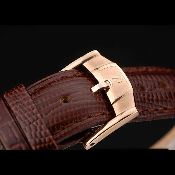 Piaget Traditional Grey Dial Brown Leather Strap new58990