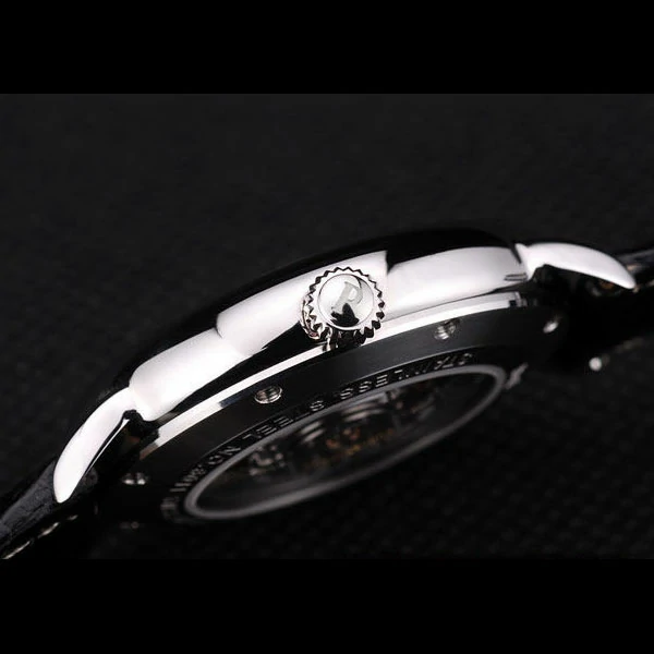 Piaget Traditional Black Dial Black Leather Strap new58991